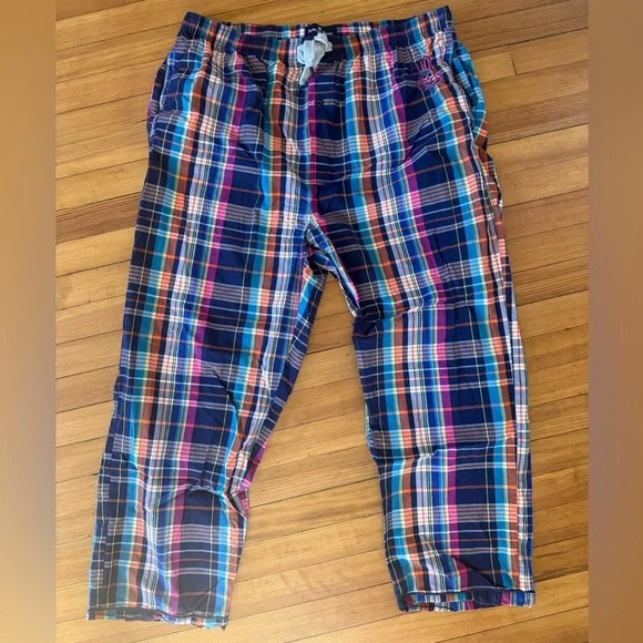 Psycho Bunny Multicolor Plaid PJ pants size XL - Picture 1 of 4